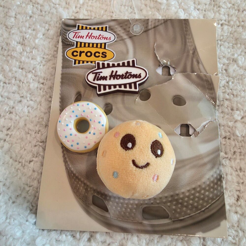Set of 3 Tim Hortons Croc Charms